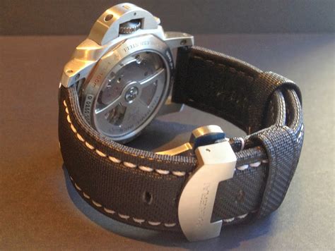 panerai deployant buckle change|original panerai watch strap.